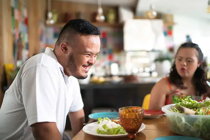 Empowering Weight Loss: A Comprehensive Guide for Individuals with Disabilities 2 Image of a disabled man and balance around nutrition to aid weight loss Harefield